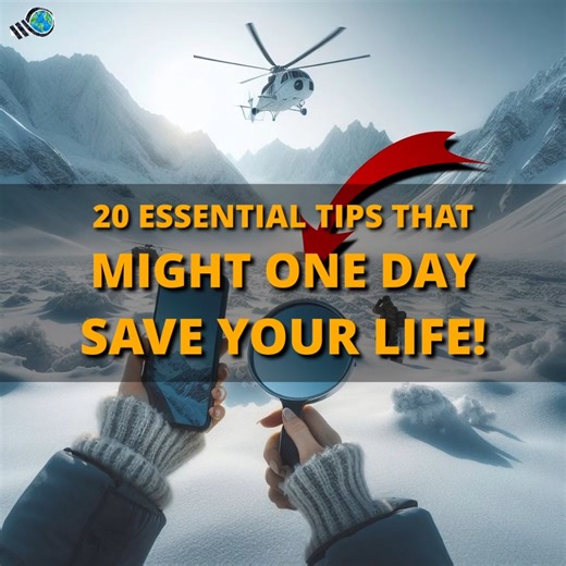 20 Essential Tips That Might One Day Save Your Life | Weird World