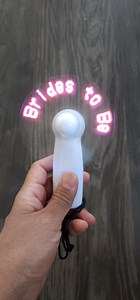 Personalized LED Message Fan: Custom Keepsake Gift - Etsy