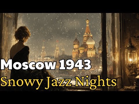 Moscow Snowy Nights 1943 | Smooth Saxophone & Guitar Vintage Jazz Ballad (1 Hour)