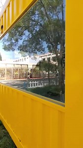 Like this tiny yellow shipping container DIY tiny house? #ExpandableHouse #containerhouse #home #house #villa #shippingcontainerhouse #shippingcontainer #shippingcontainerhomes #shippingcontainersforsale #modularhouse #tinyhome #prefabhouse #prefabricatedhouse #motorhome #mobilehouse #mobilehomeforsale #airbnbhomes #tinyhomeonwheels | Wzhhouse