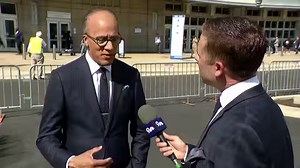 Caught up with NBC Nightly News with Lester Holt's Lester Holt at the DNC and asked him if the media have learned how to better cover Donald Trump and his disinformation in a way that is both fair to Trump and the public. | Kyle Clark