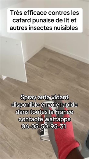 Spray efficace contre les nuisibles à Paris