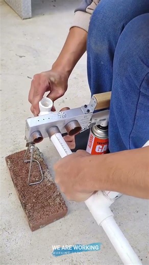 ⚙️ Gas-Heated PVC Pipe Welding Tool
