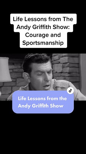 Ao many valuable life lessons from this show that are still relavant today. Here’s Andy teaching Opie about courage and sportsmanship #andygriffith #andygriffithshow #theandygriffithshow #barneyfife #wisdom #advice #andytaylor #barney #classictv #classics #comedy #mayberry #donknotts #ronhoward #fyp #foryoupage #lifelessons #foryou