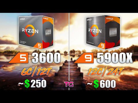 Ryzen 5 3600 vs Ryzen 9 5900X - How Big is the Difference?