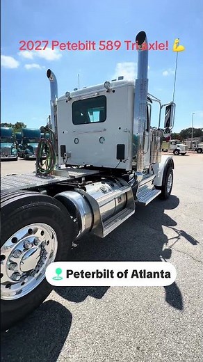 2027 Peterbilt 589 day cab Tri axle. #peterbilt #heavyhaul