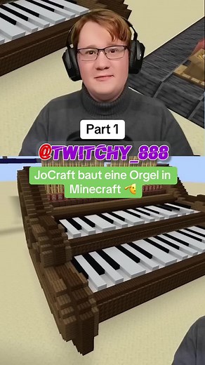 JoCraft baut eine Orgel in Minecraft - Einfach krank 🤩