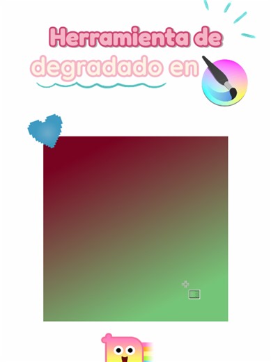 Herramienta de degradado en Krita