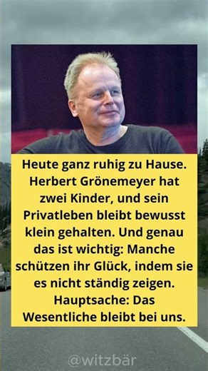 Herbert Grönemeyer: Zwei Kinder, wenig Lärm