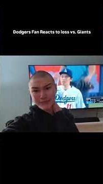 Dodgers Fan Reacts to Crazy loss vs. Giants! Game 1 #mlb #giants #baseball #dodgers
