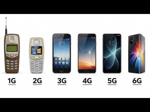 1G to 5G Explained in 3 Minutes (How Mobile Networks Work)