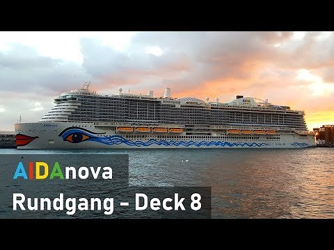 AIDAnova - Deck 8 - 360° Rundgang