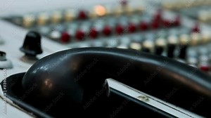 Nuclear power station. Plant control room. VVER monitoring and control system. Stock Video