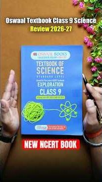 Oswaal Textbook Class 9 Science Review 2026-27 🔥 | Based on Latest NCERT Exploration