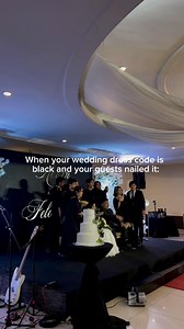 When your guests understood the assignment 🖤 | Jhossa Event Management - We Make Every Event Unforgettable