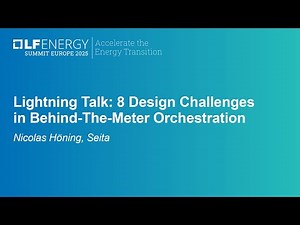 Lightning Talk: 8 Design Challenges in Behind-The-Meter Orchestration - Nicolas Höning, Seita