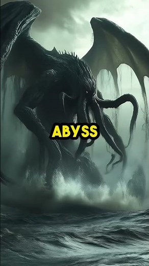 Godzilla vs Cthulhu: The Battle of Gods ⚔️🐉 #cthulhu #godzilla