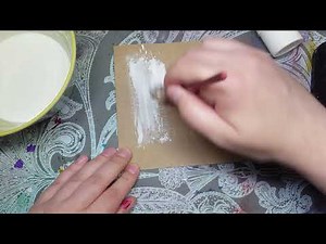 How to make your own gesso (part 1) Recipe #1 with cornstarch