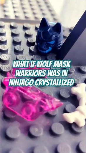 Custom Wolf mask warrior - Ninjago Crystallized series #ninjago #legominifigs #ninjagocrystalized