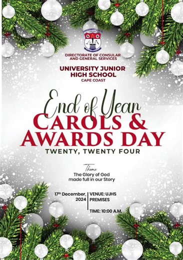 UJHS End-of-Year Carols Service & Awards Day 2024