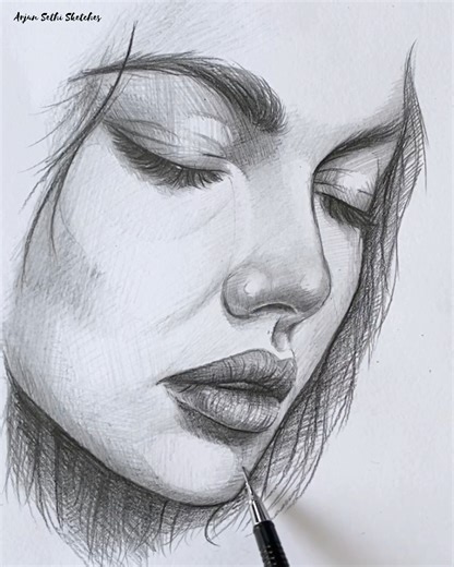 Easy Nose drawing Tutorial 🤩 | Arjun sethi sketches