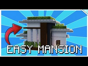 Easy Modern Mansion - Minecraft Tutorial (FREE DOWNLOAD)