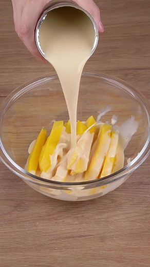 Mango Dessert Recipe with Evaporated Milk