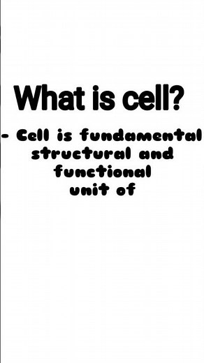 what is cell/ definition of cell #education #definition #cell #anatomy #biology