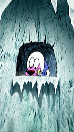 How sad to be the last of the snowmen. ☃️ | Courage, the Cowardly Dog