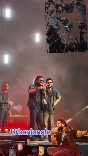 Nani & Anirudh lighting up the Dallas stage! 🔥🎸 #Anirudh #Nani #DallasConcert#theparadisemovie