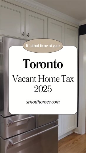 🏡 Toronto’s Vacant Home Tax — What You Need to Know If you own a home in Toronto, there’s one thing you can’t forget each year: your Vacant Home Tax declaration. And yes — you must declare even if you live in your home full-time. Here’s the quick breakdown: 🔎 What Is the Vacant Home Tax? An annual requirement for every Toronto homeowner to declare their property’s occupancy. It’s designed to encourage available housing and keep the city’s inventory healthy. 📅 Deadline: April 30 No declaration