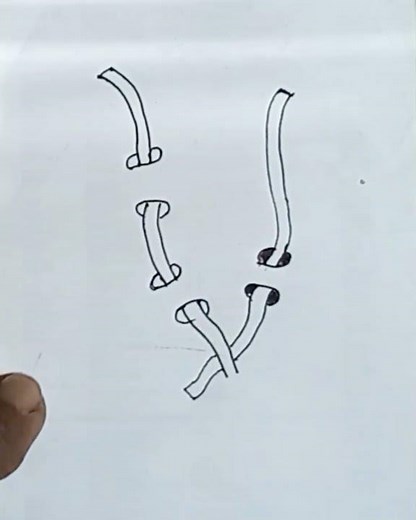 How to draw rope art #art