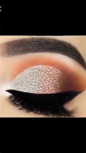 silver copper shimmer eye makeup ♥️♥️