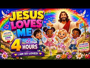 Jesus Loves Me ❤️ | I Am So Loved! | Fun Bible Song for Kids