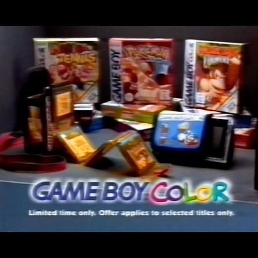 👉 Game Boy Color Ad (2001) | Retro Nintendo Handheld 🎮🌈