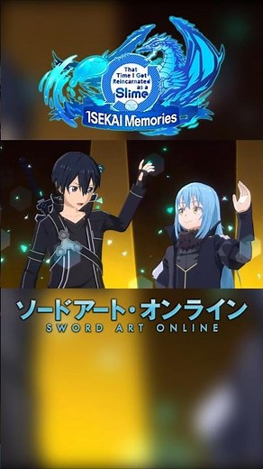 Kirito from Sword Art Online in Tensura SLIME: Isekai Memories