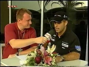 2004 F1 Bahrain GP - Zsolt Baumgartner (Minardi) comment his Q2 lap and race preview (HUN)
