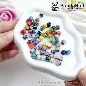 Millefiori Glass Chevron Beads Necklace #lampworkbeads #necklace #necklacedesigns #shorts