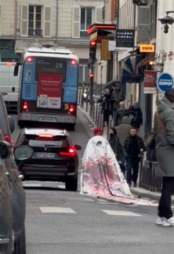 He stops at a red light 🤔 #paris #secret #fy
