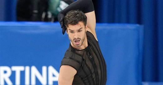 Guillaume Cizeron vogues to top in Olympics ice dance with partner - Outsports