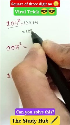 Square of three digits no !! #maths #education #shorts