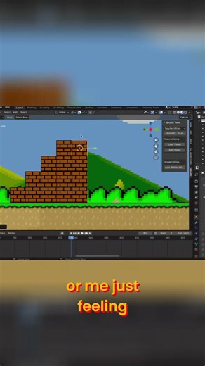 Mario Level Design: Watch Me Build a Classic Level! #shorts
