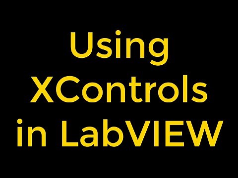 Using XControls in LabVIEW