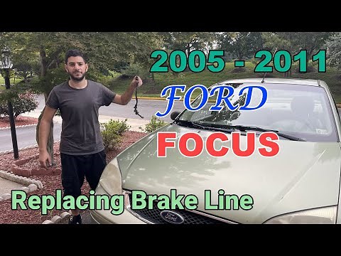 DIY 2005 2006 2007 2008 2009 2010 2011 2012 2013 2014 2015 Ford Focus Replacing Brake Hose