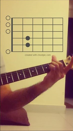 How to Play the E Minor Chord on Guitar (Beginner Tutorial) #shorts