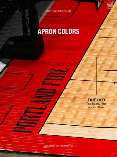 our Home Court explained 📝⤵️“The Fire Pit” will debut at Moda Center this Sunday, May 3rd in our preseason matchup against the Los Angeles Sparks.