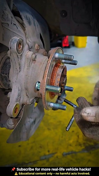 Wheel Stud Installation 🔧 | Easy DIY Car Repair Guide (USA) #carrepair