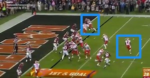 Was Clemson's game-winner aided by offensive pass interference?