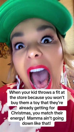 When your kid throws a fit in the store, match their energy! You’re in charge!