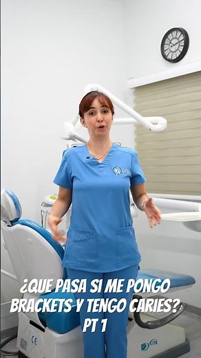 ¿Qué pasa si me pongo Brackets y tengo caries? Parte 1 #dentist #doctor #tipsdentales #sabiasque